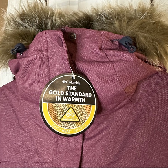 Columbia Womenās Mount Si Down Parka Size XL NWT NEW WITH TAGS Gold Omniheat - Picture 3 of 10